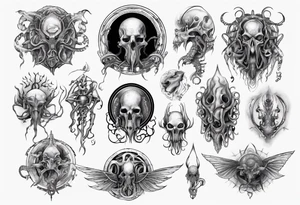 lovecraft myth tattoo tattoo idea