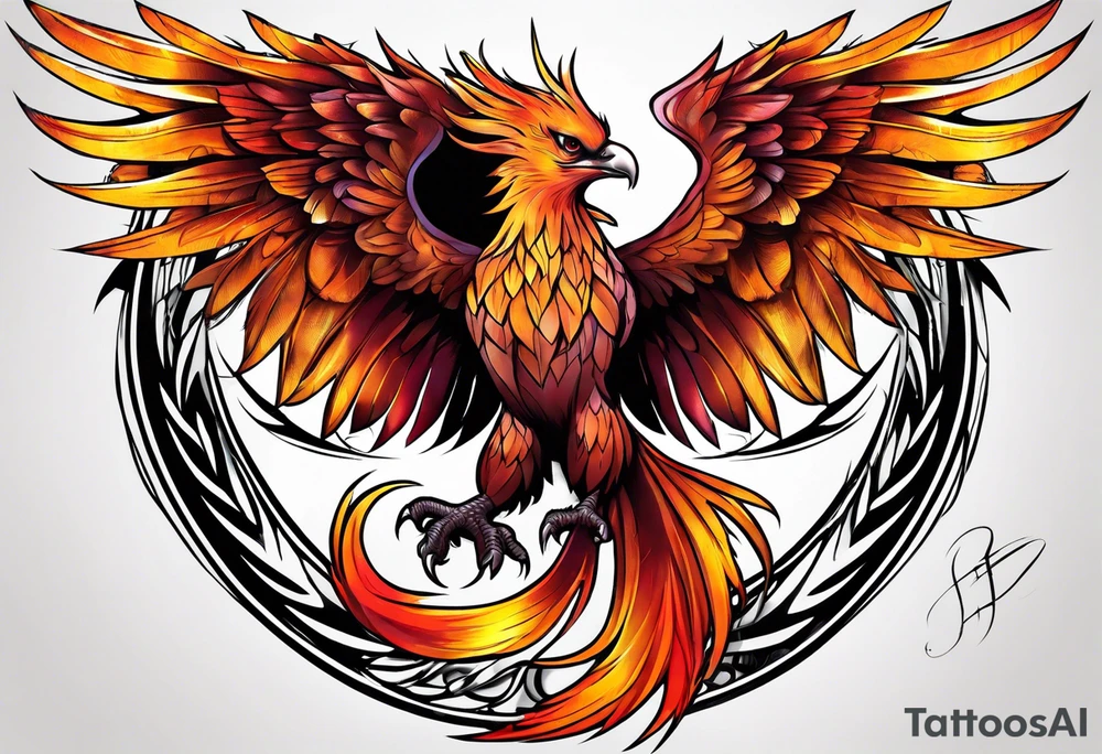 phoenix tattoo idea