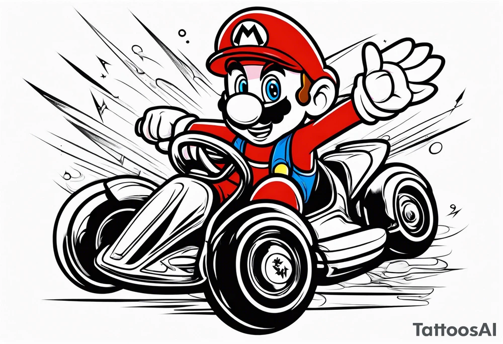 Mario kart tattoo idea