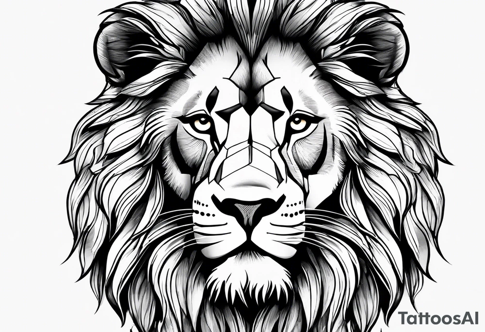 Lion from atlas tattoo idea