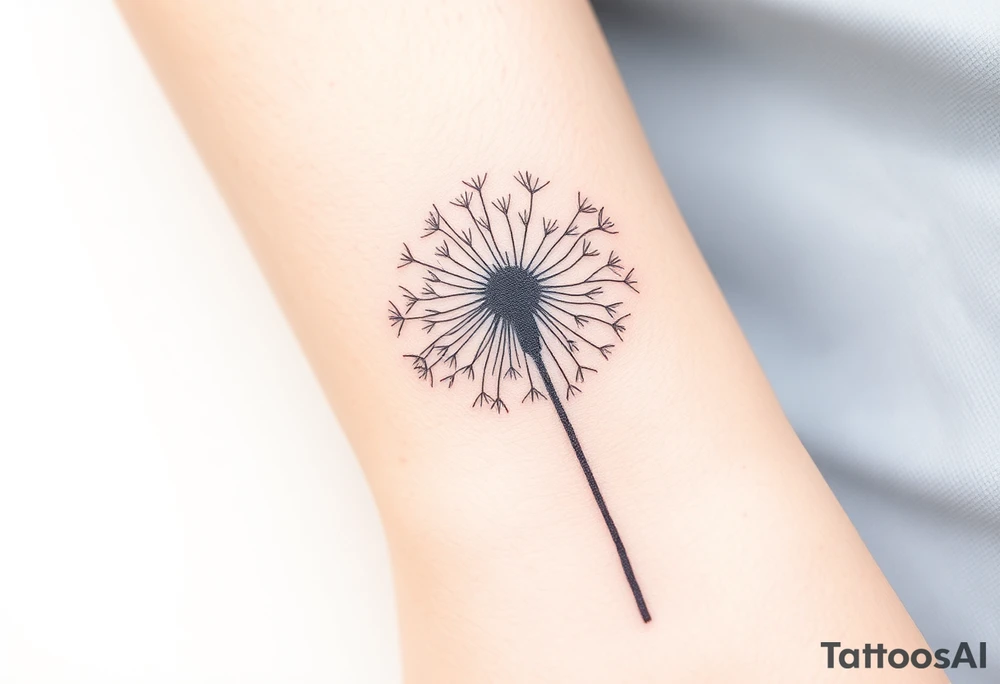 Dandelion tattoo idea