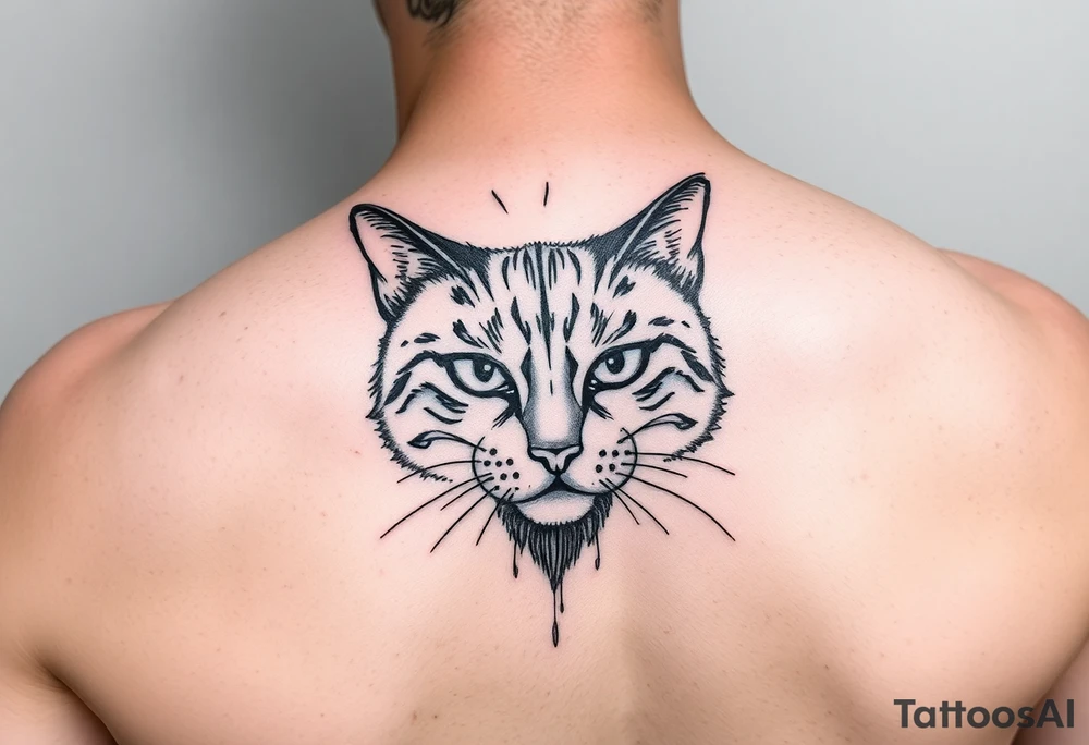 black Cat tattoo idea