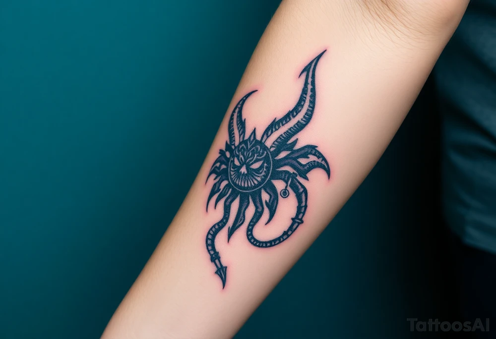 Mehrunes Dagon tattoo idea