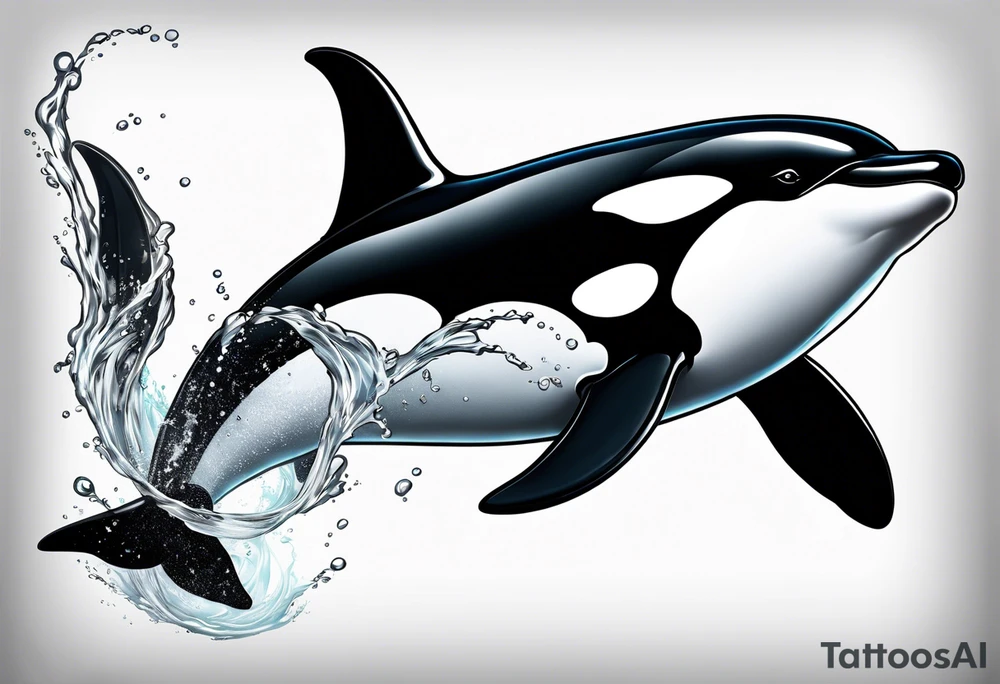 Orca tattoo idea