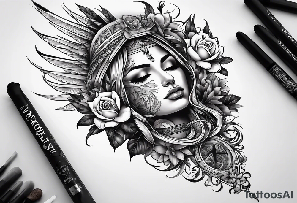 The word healed tattoo idea