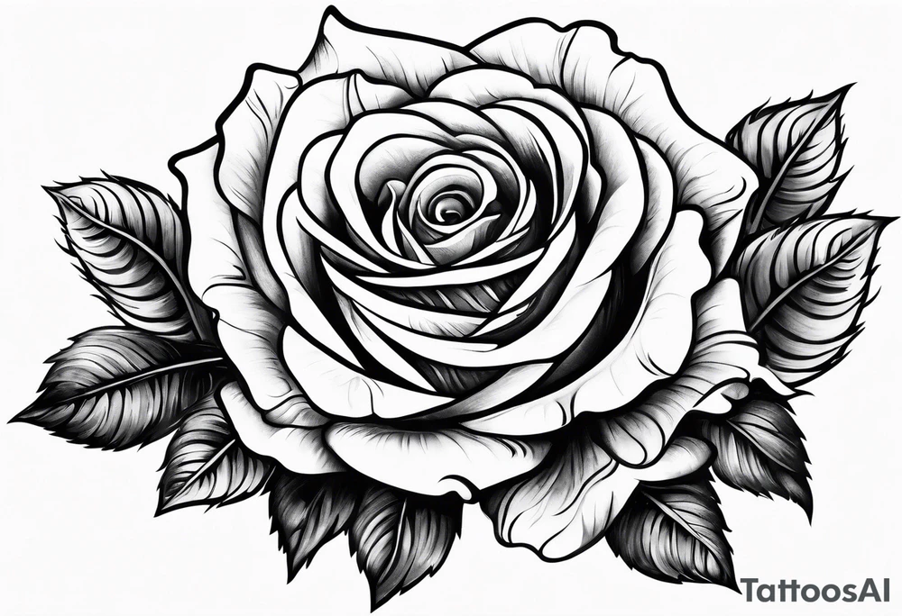 rose bouque tattoo idea