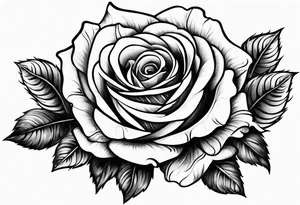 rose bouque tattoo idea