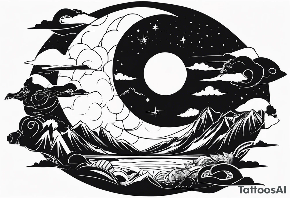 Naruto moon tattoo idea