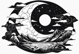 Naruto moon tattoo idea