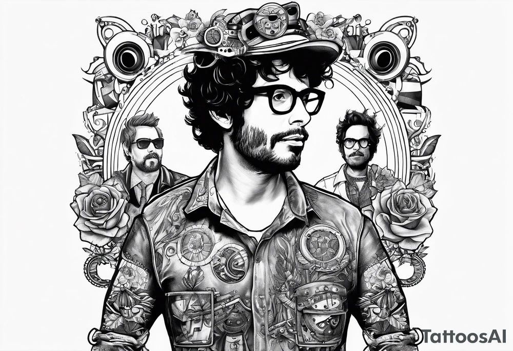 FlightOfTheConchords in robot outfit tattoo idea