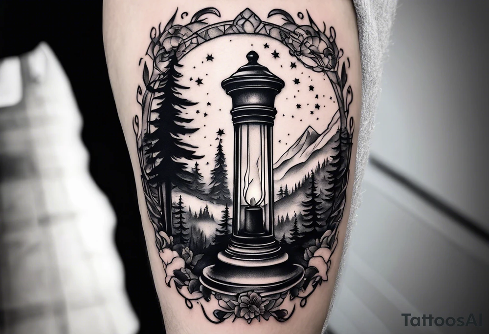 Chronicles of Narnia lamp post tattoo idea