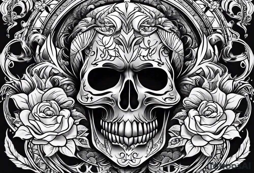 ghost face killer tattoo idea