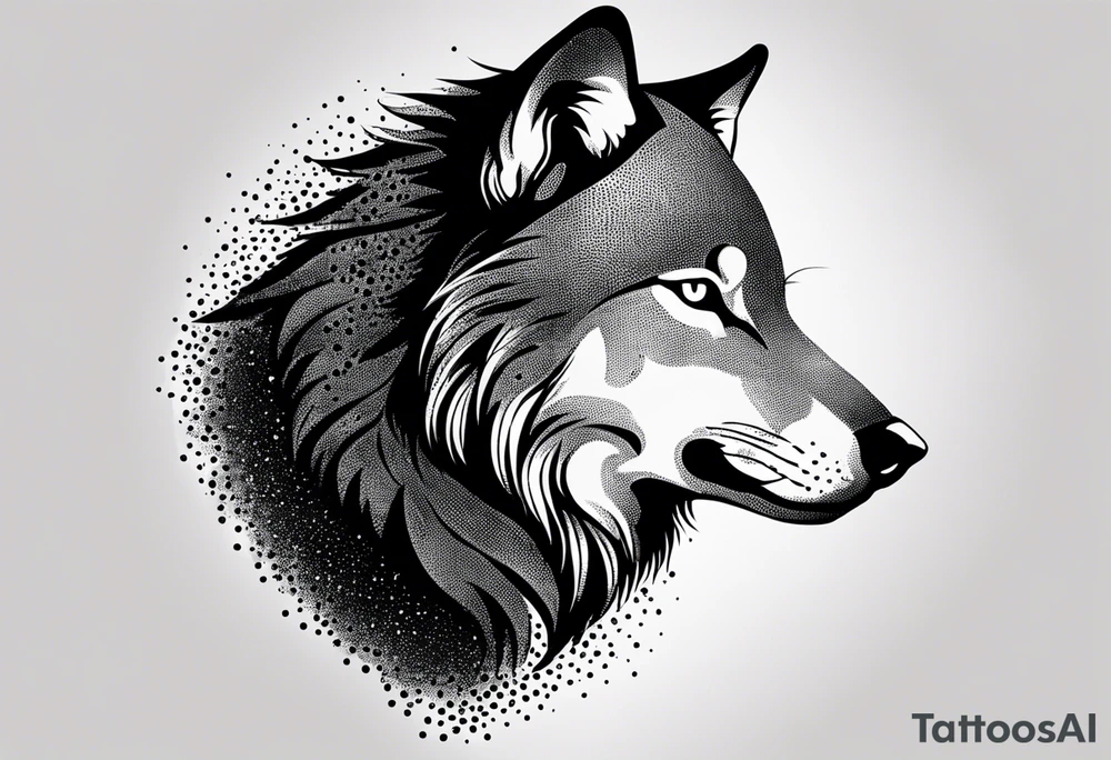 Lobo wolf for a male tattoo tattoo idea