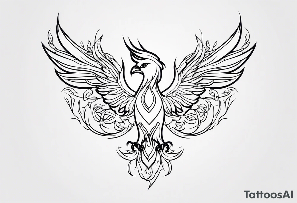 phoenix tattoo idea