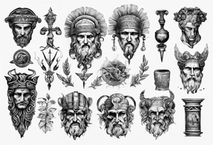greek ancient tattoo idea