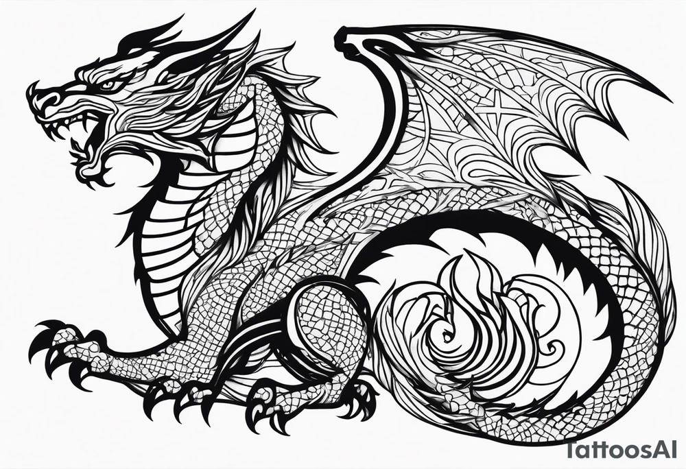 dragao gay tattoo idea