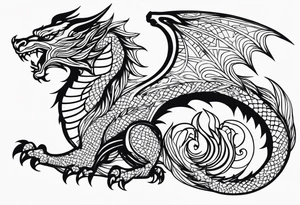 dragao gay tattoo idea