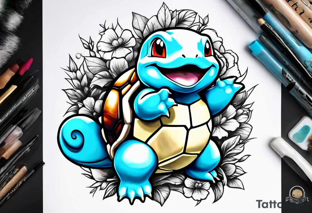 Squirtle tattoo idea