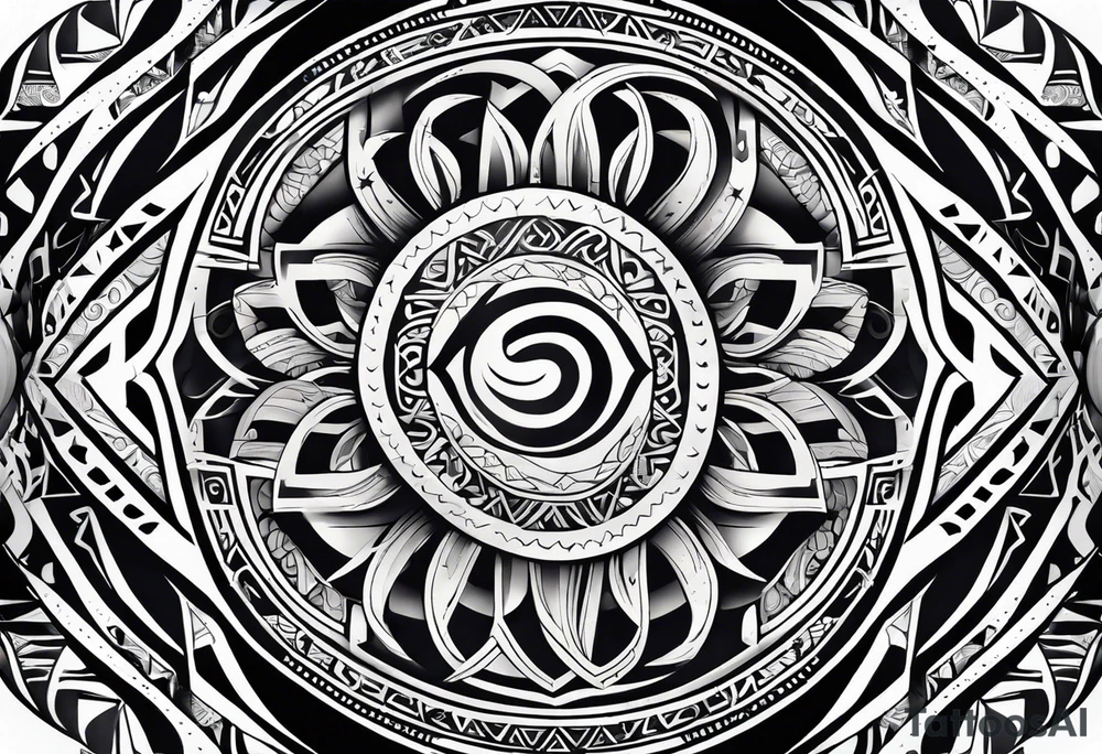 maori tribal tattoo idea