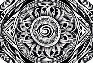 maori tribal tattoo idea
