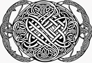 Celtic knot work tattoo idea