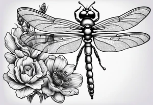 Book lavender dragonfly bee standing stones tattoo idea