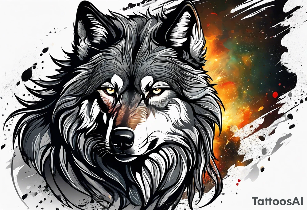 Lobo wolf for a male tattoo tattoo idea