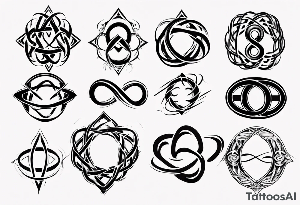 infinity symbol tattoo idea