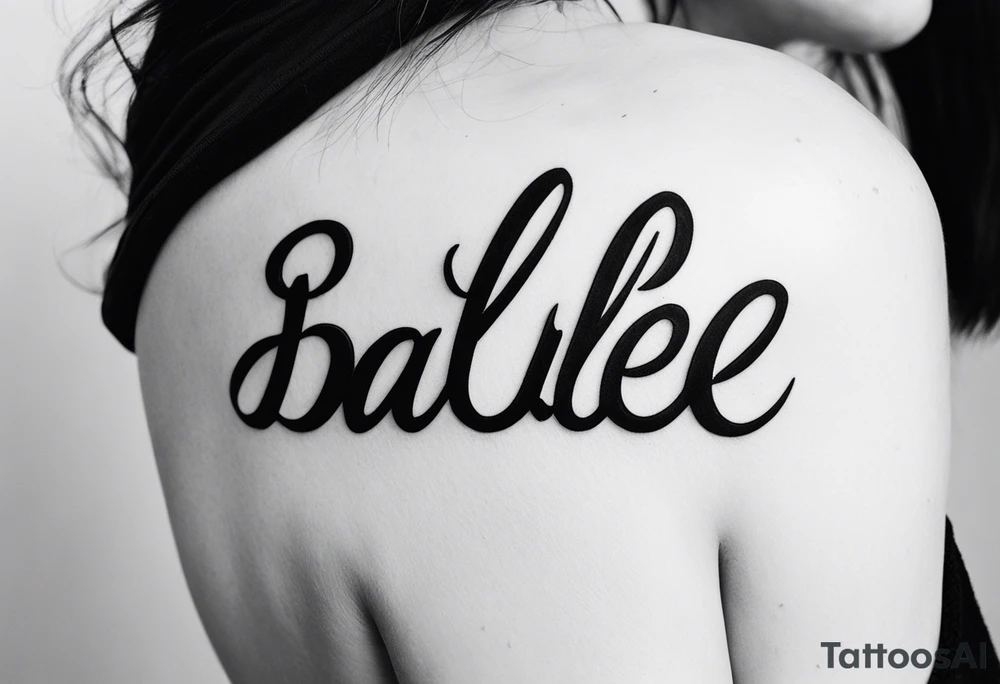 Bailee tattoo idea
