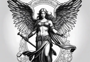 archangel tattoo idea