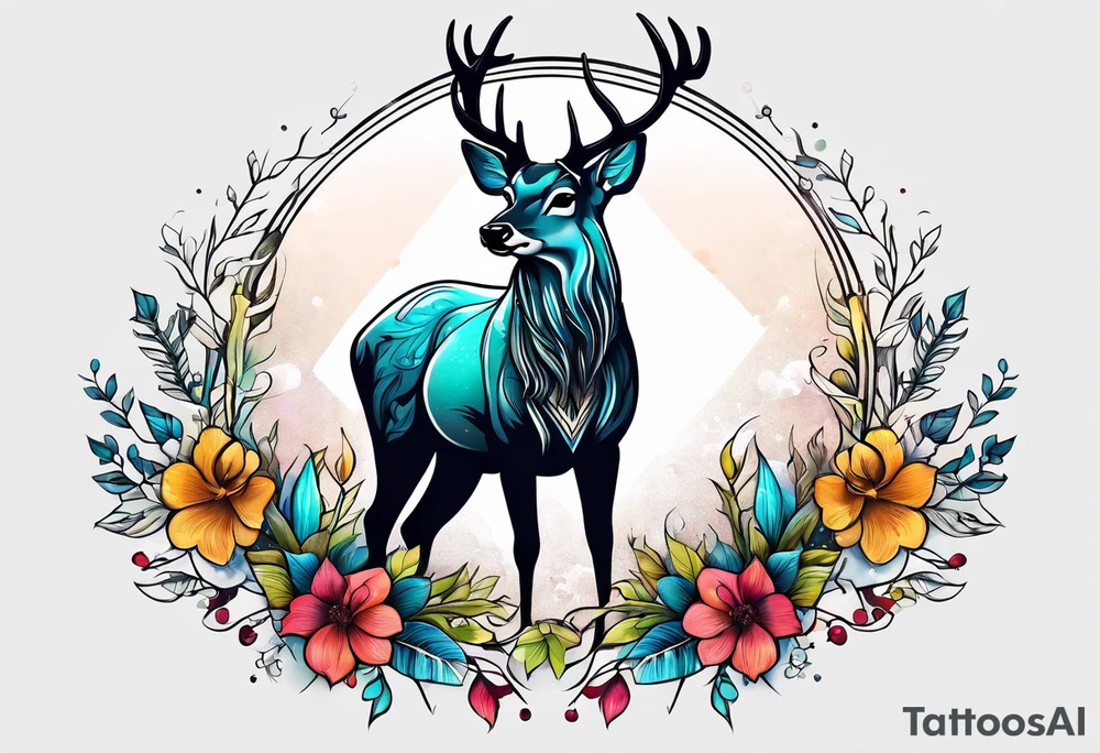 deer, tattoo idea