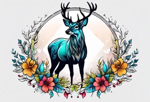 deer, tattoo idea