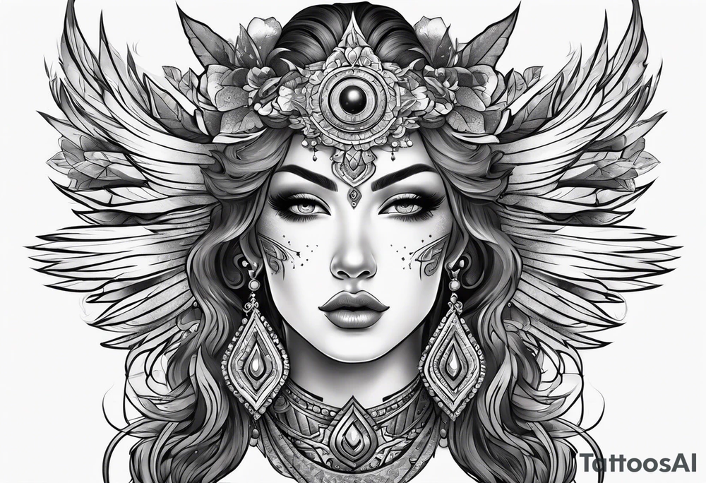 Celestial tattoo idea