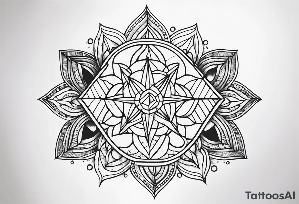 simple canlde design with crystal light tattoo idea