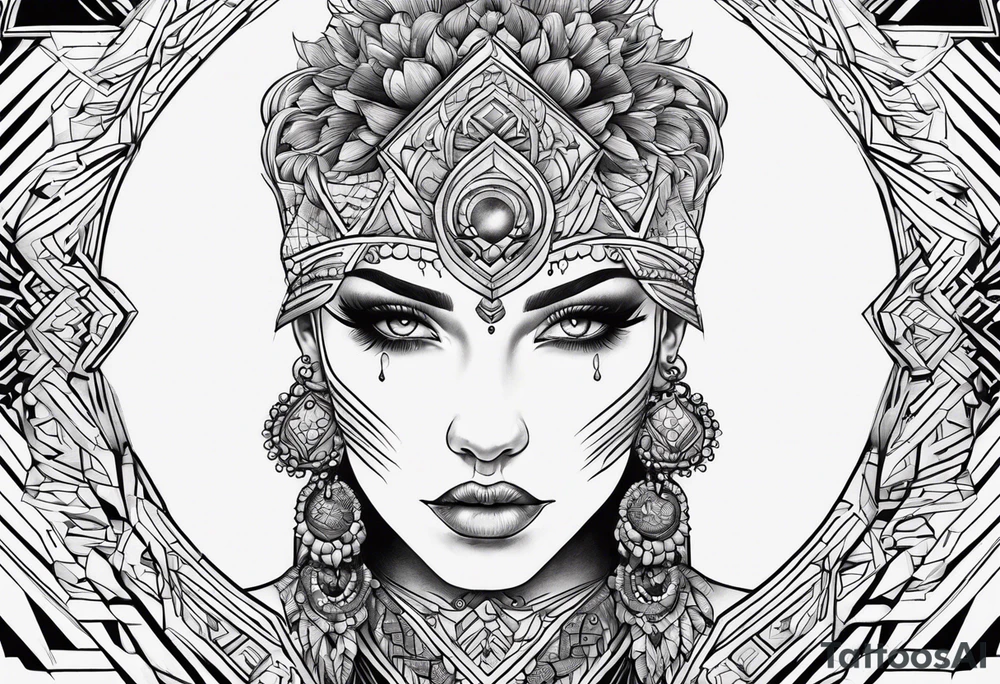 Skin ripping tattoo idea