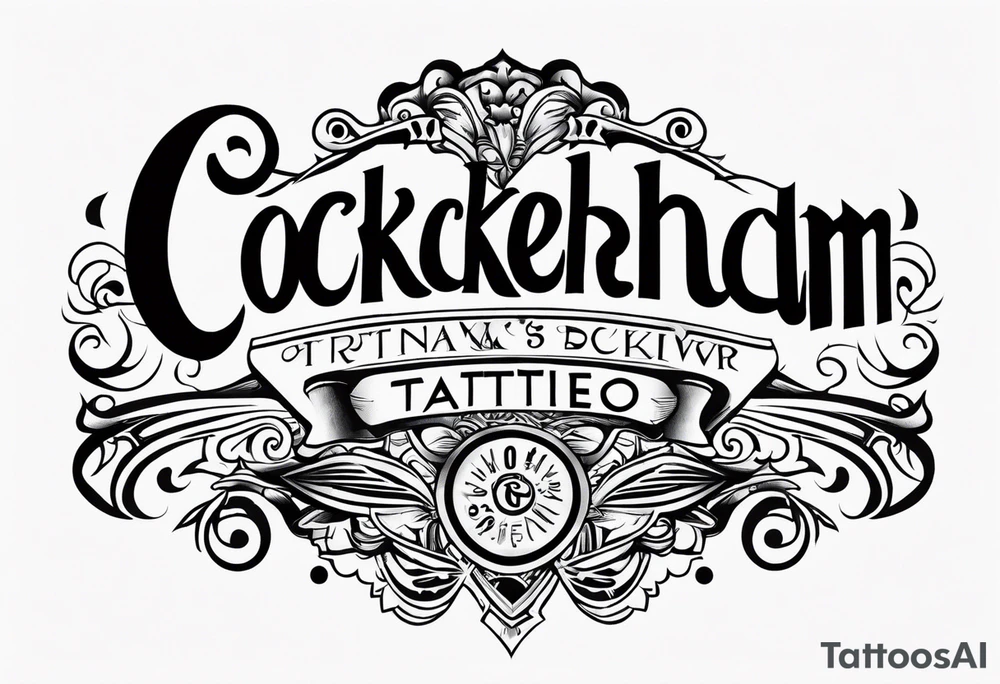 Cockerham tattoo idea