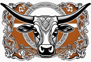 Texas longhorns and A&M aggies tattoo idea
