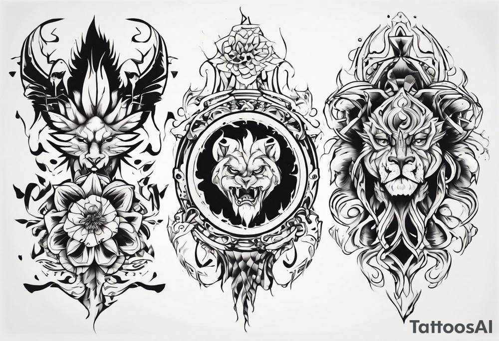 Ornemental tattoo idea