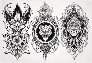 Ornemental tattoo idea