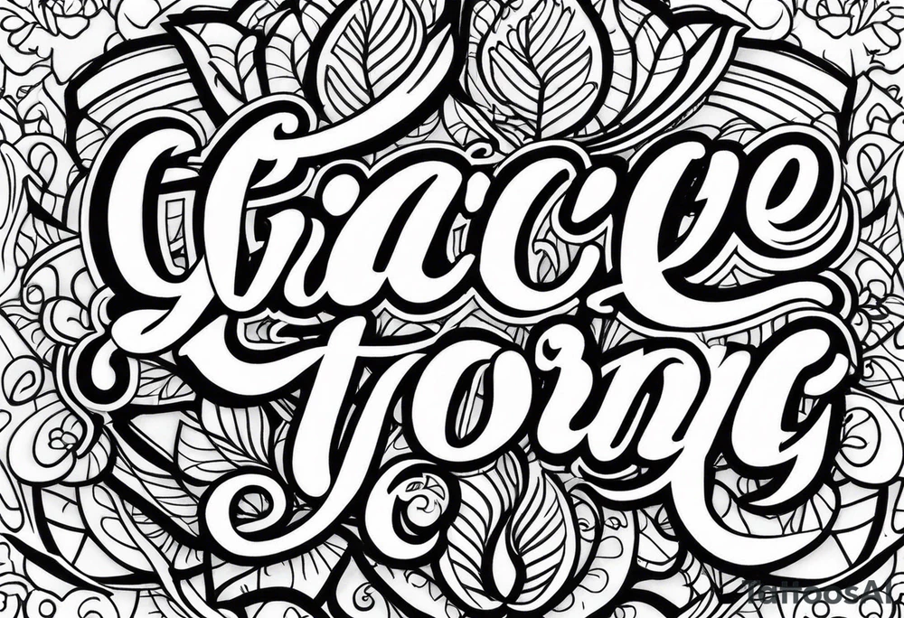 GracieStrong tattoo idea
