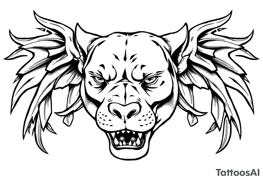 PITBULL tattoo idea
