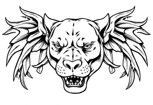 PITBULL tattoo idea