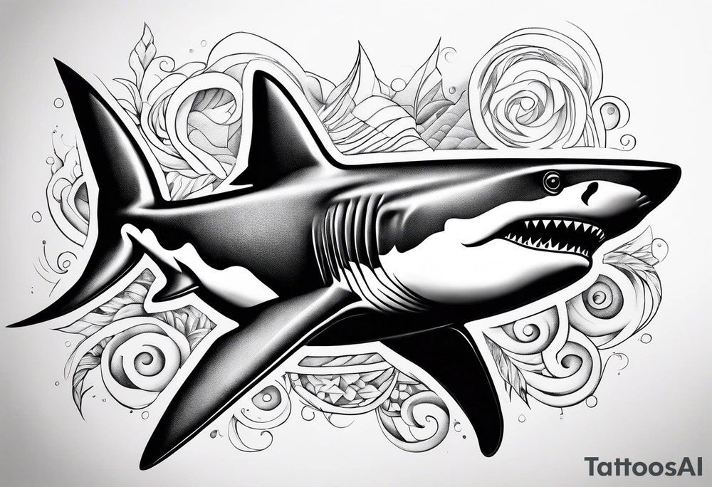 Sharks tattoo idea