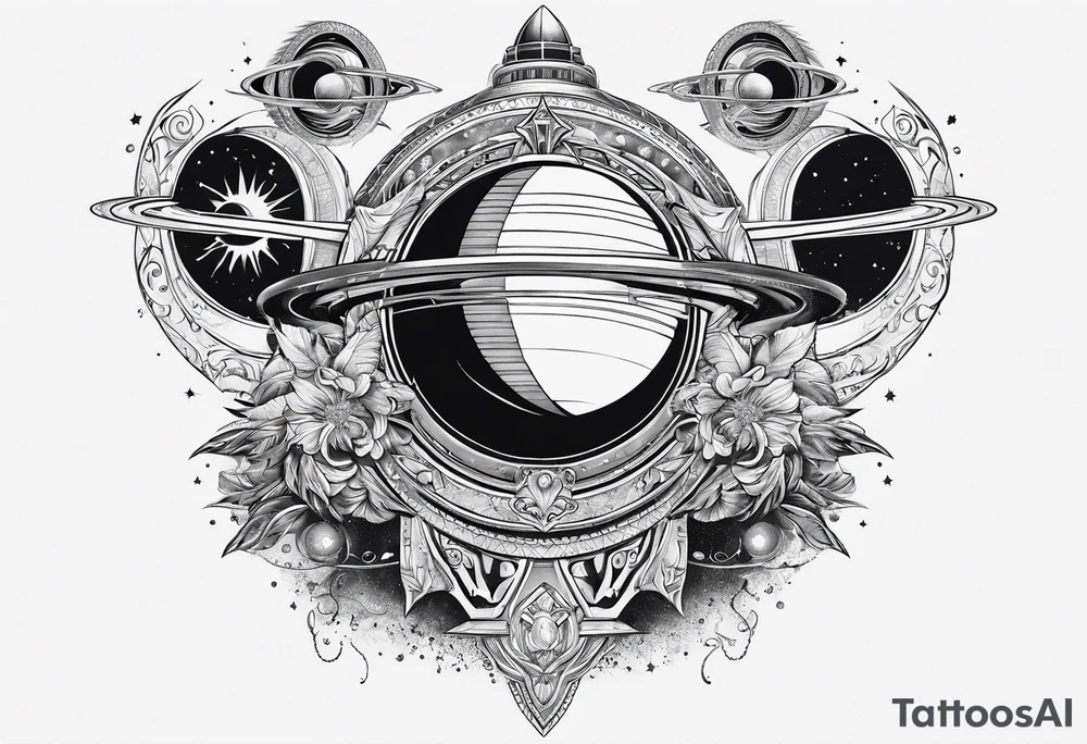 space tattoo idea