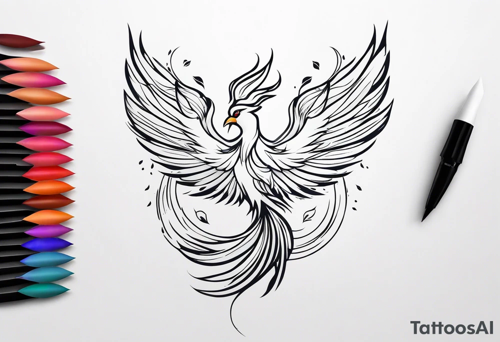 phoenix tattoo idea