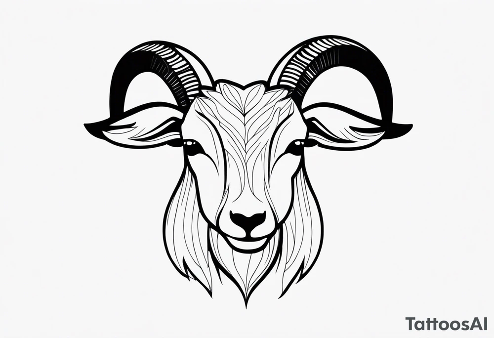 GOAT WORD tattoo idea