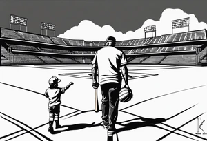 BASEBALL
DIAMOND
FATHER SON
FATHER DAUGHTER
LETTER K tattoo idea