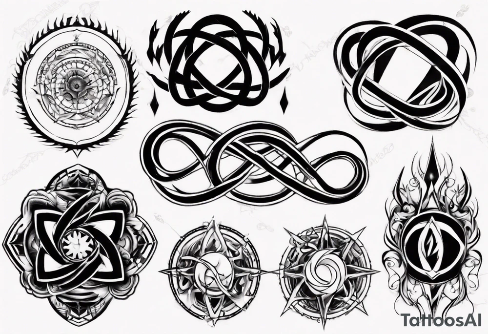 infinity loop tattoo idea