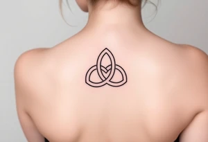 classic Celtic trinity knot. placement on the arm tattoo idea