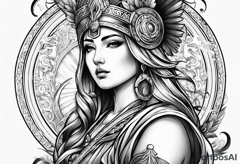 Athena tattoo idea